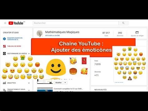 Dans cet article, nous allons non seulement vous expliquer comment ajouter un filigrane à une vidéo youtube avec. ️ Chaîne YouTube : Ajouter des émoticônes - YouTube