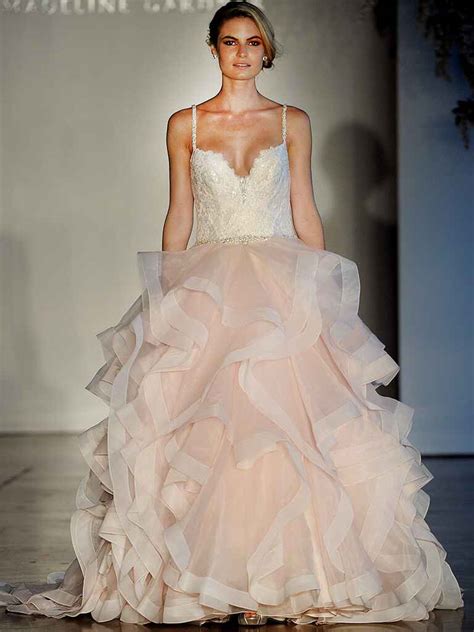 The Prettiest Blush And Light Pink Wedding Gowns