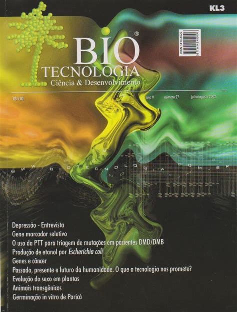 revista biotecnologia ciência and desenvolvimento ano v nº 27 midiateca store