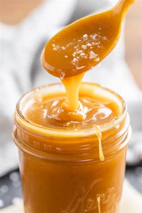 Sea Salt Caramel Sauce The Stay At Home Chef