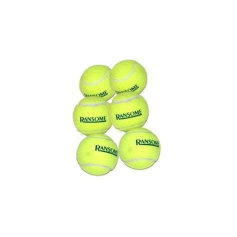 Ransome Tennis Balls Pack Of 12 2x6 Tennis From Ransome Sporting Goods Uk