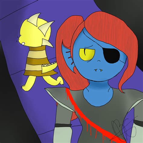Undyne And Monster Kid By Creativyblood On Deviantart