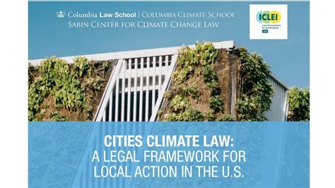 Cities Climate Law A Legal Framework For Local Action In The Us