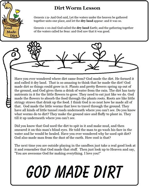 Explore Gods Creation With A Fun Dirt Lesson