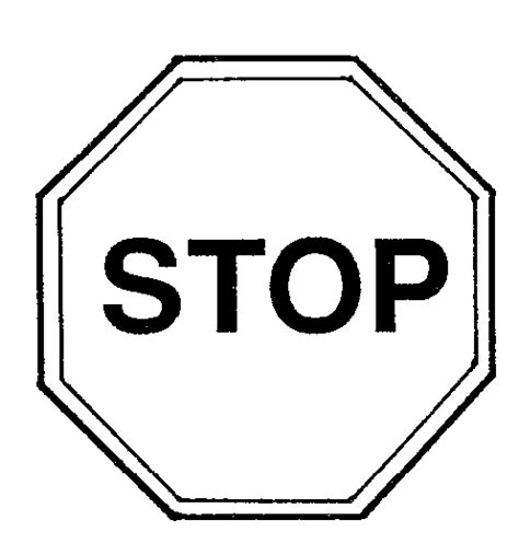 Blank Stop Sign Template Clipart Best