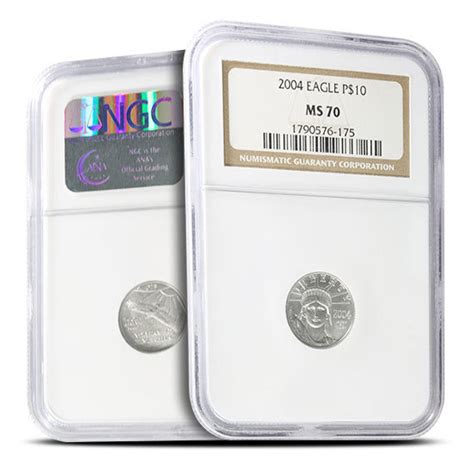 110 Oz Proof American Platinum Eagle Coin Ngc Pf70 Ucam Random Year