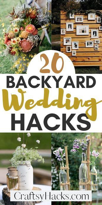 20 Creative Backyard Wedding Ideas On A Budget Artofit