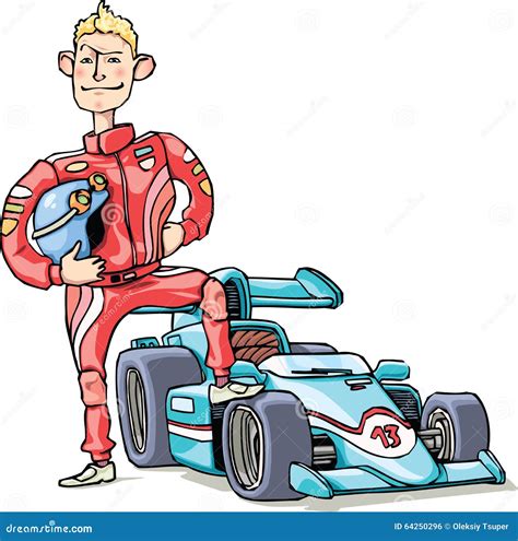 F1 Racer Stock Vector Image Of Engine Driver Hears 64250296