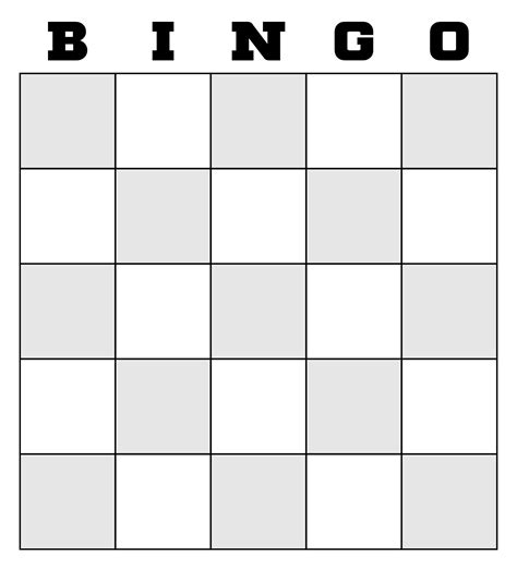 Free Printable Blank Bingo Sheets Printable Blank Bingo Cards Teachers