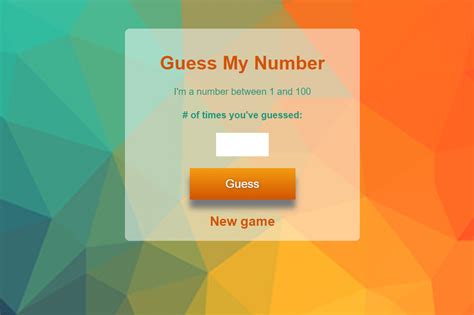 Create Number Guessing Game Using Javascript Source Code
