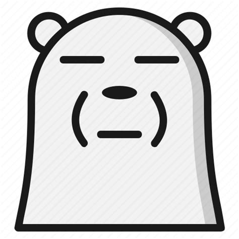 Bear Emoji Emoticon Expression Really Icon Download On Iconfinder