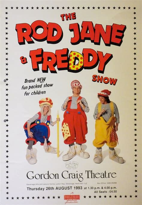 The files are quite large but worth the download. Poster of The Rod Jane & Freddy Show, 1993 - The Gordon ...