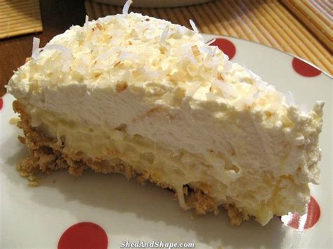 Recipe by just a pinch recipes. Ultimate Low-Carb Coconut Cream Pie - Shed And Shape