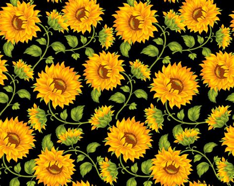 Vintage Sunflowers Wallpaper View Wallpapers