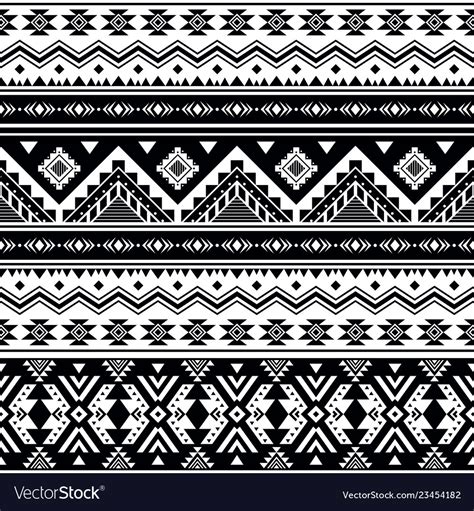 Tribal Ethnic Seamless Pattern Royalty Free Vector Image