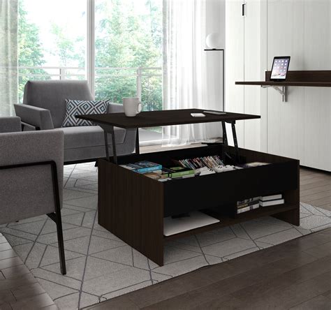 Bestar Small Space Lift Top Storage Coffee Table