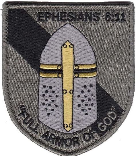 Ephesians 611 Full Armor Of God Morale Patch Various Colors Morale