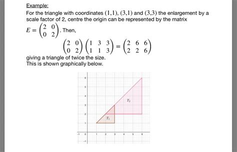 Aqa Level 2 Further Maths Matrix Transformations Mathematicsandcoding