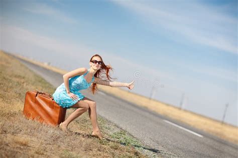 Hitchhiking Stock Image Image Of Erotic Attractive Human 9182991