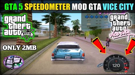 Gta Vice City Speedometer Mod Speedometer Mod In Gta Vice City Youtube