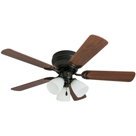 When they were first made, they only consisted of a long rod with a fan base at the bottom. Prominence Home 50864 Whitley Hugger Ceiling Fan with 3 ...