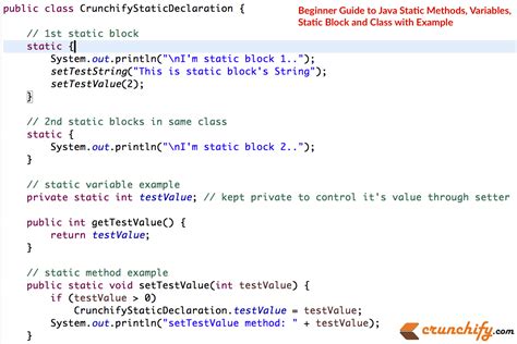 Beginner Guide To Java Static Methods Variables Static Block And Class