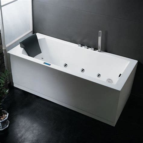 Acrylic bathtub with fiberglass reinforcement for durability. Ariel AM154JDTSZ-R Platinum Whirlpool Bath Tub 59" x 32 ...
