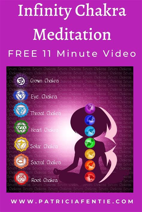 Guided Chakra Meditation Infinity Pattern Chakra Meditation Guided