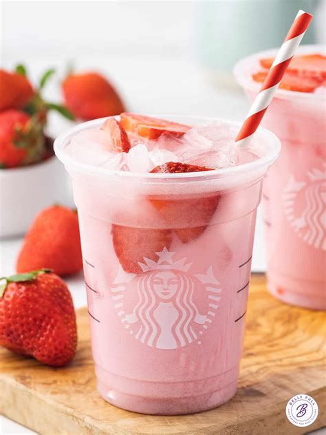 Starbucks Pink Drink Copycat Only 3 Ingredients Belly Full