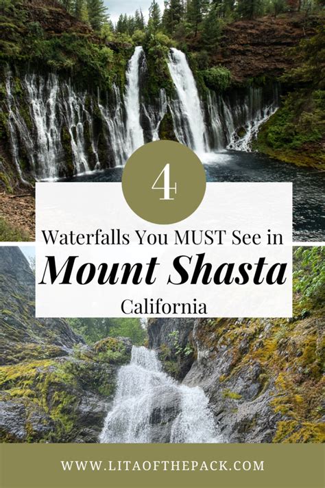 4 Incredible Mount Shasta Waterfalls Lita Of The Pack