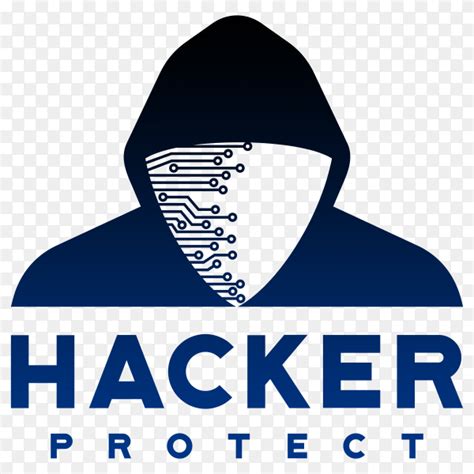 Hacker And Shield Sign Symbol For Protection Hacker Logo Design Premium