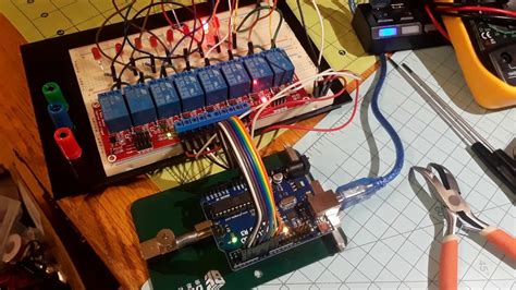 Relay is an electromagnetic switch, which is controlled by small current, and used to switch on in this arduino relay control circuit we have used arduino to control the relay via a bc547 transistor. Arduino - 8 Channel Relay - Digital Control by code - YouTube