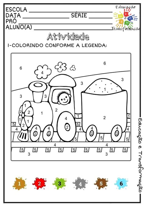 Atividade De Arte Pintura Dirigida