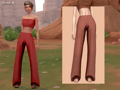 Knitted Loose Pants By Chloemmm At Tsr Sims 4 Updates