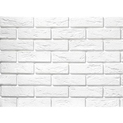 Parma White Brick Slips With Ready Joint