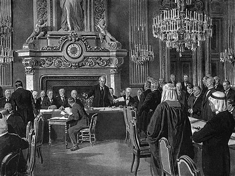 The Treaty Of Versailles Illustrated London News