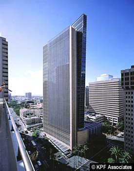 The building design was initially met with controversy as hawaii residents were concerned about the effect skyscrapers would have on the landscape. IMR: Places: First Hawaiian Center