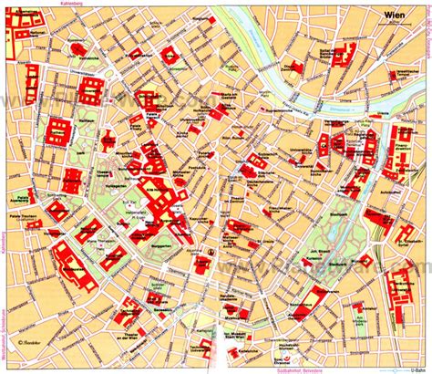 Printable Map Of Vienna Printable Maps