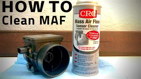 How To Clean Mass Air Flow Sensor Youtube