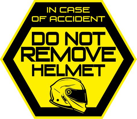 Do Not Remove Helmet Motorcycle Stickers Tenstickers