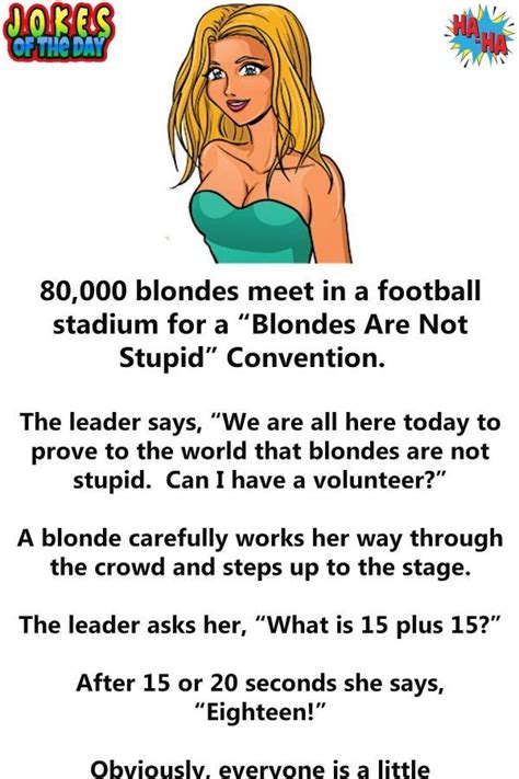 80000 Blondes Meet In A Football Stadium For A “blondes Are Not In