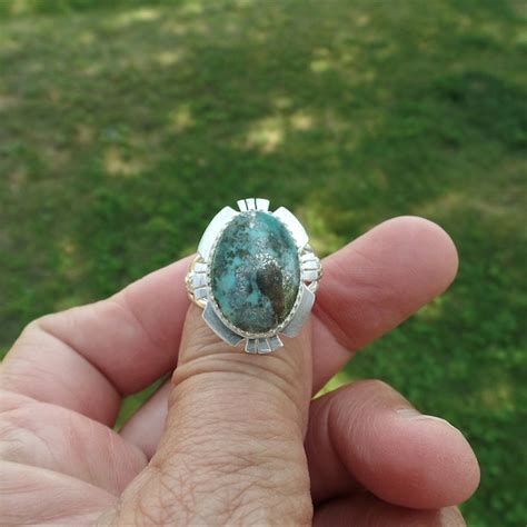 Genuine Turquoise Ring Etsy