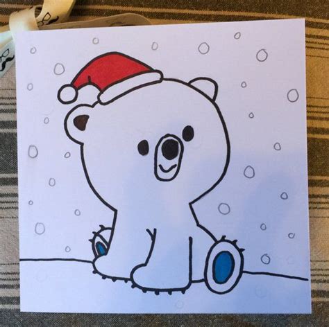 Hand Drawn Easy Cute Christmas Card Best Ppt Template Download