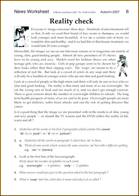 Comprehension English Worksheets Grade Reading Comprehension Esl Hot Sex Picture