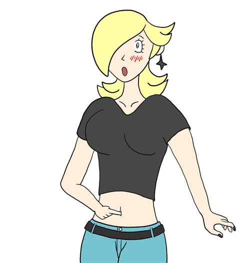 Rosalina Burrows Her Belly Button By Rosaodyssey77 On Deviantart