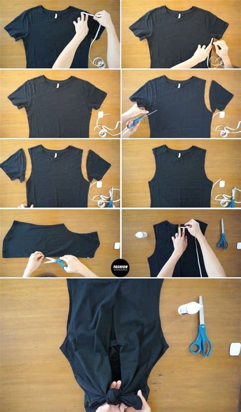 Diy No Sew T Shirt Refashion 13 Easy Upcycle Ideas Upcycle Clothes