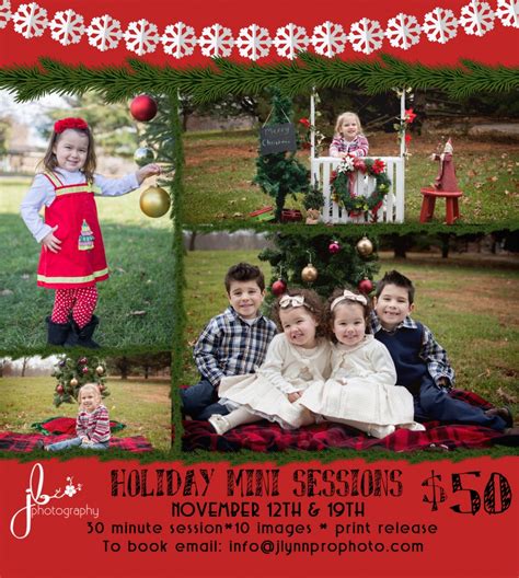 Fall And Christmas Mini Session Jb Photography