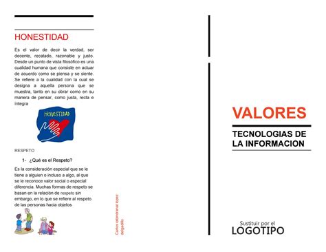 Triptico Valores By Carlos Delgadillo Issuu The Best Porn Website