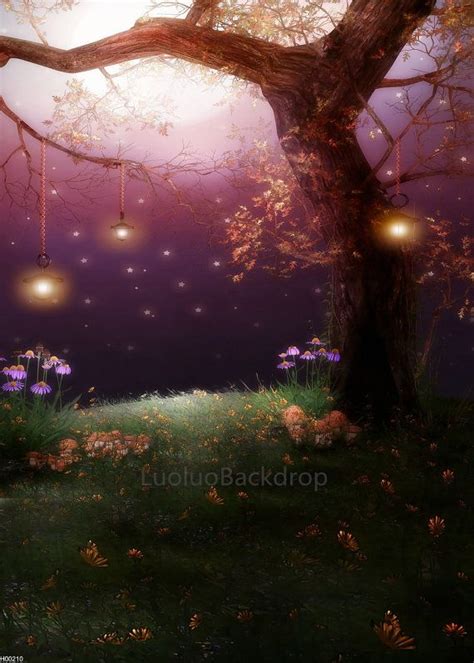 Scenic Backdrop Fairy Tale Wood Trees Secrete By Luoluobackdrop Anime