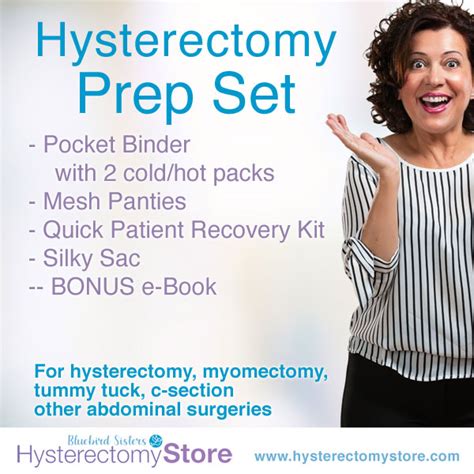 Hysterectomy Prep Set For Your Surgery Recovery Hysterectomy Store Blog